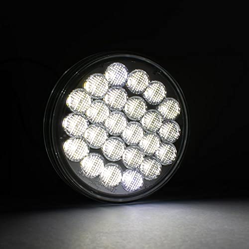 Luz de Reversa LED Redonda Pro LED 4" 24 LEDs Blanca miniatura 3