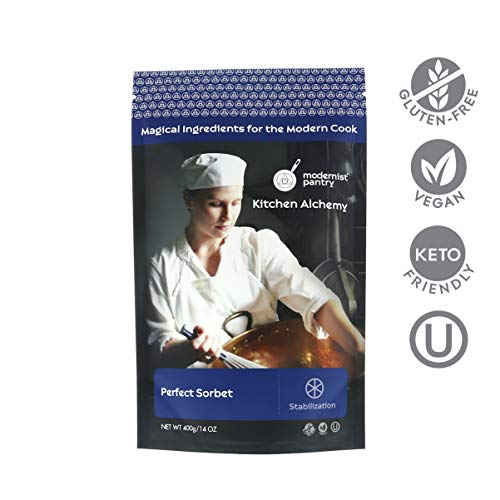 Image of Perfect Sorbet [Sorbet Stabilizer] Vegan OU Kosher Certified - 400g /14oz (stabilizes and prevents crystal formation in sorbet recipes) (Pack of 4)