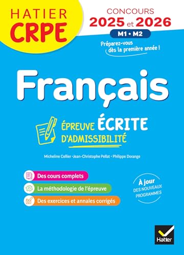 Français - CRPE 2025-2026 - Epreuve écrite d'admissibilité
