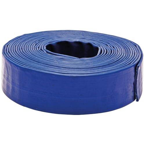 Image of SIP 1" 10m Layflat Delivery Hose, PVC Water Pump Discharge Hose for Irrigation & Drainage