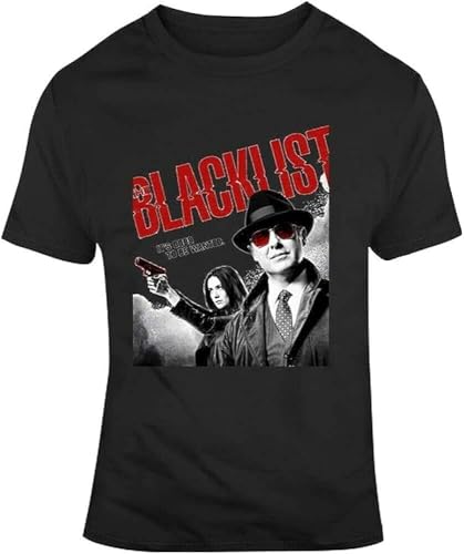Bild: NAKU The Blacklist Tv Show Raymond Red Reddington Elizabeth Keen T Shirt Black Black Hemden(Large) f�r 23,99 EUR bei amazon.de