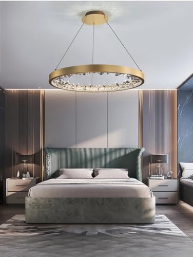 VfA, _ō؂ȃNX^V݂艺~`LEDVfAA_uKirO_CjO[BƖp(Gold-DIA800mm,Warm light)