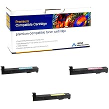 AIM Compatible Replacement for HP Color Laserjet Enterprise M880 Toner Cartridge Combo Pack C/M/Y NO. 827A CF300CMY