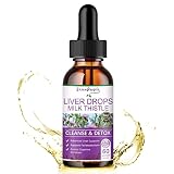 GREENPEOPLE Liver Cleanse Detox & Repair Drops | Milk Thistle Tincture Extract Liquid Herbal Supplem