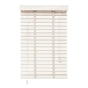 Jolan Wooden Blinds for White,Horizontal Venetian Window, Dark Oak,Blackout Blinds,Office/Window/Indoor Decoration,50x150cm/20x59in