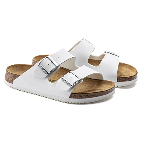 Birkenstock Arizona Sl Pantuflas Unisex Para Adultos De Birko-Flor Normal, Blanco 1018220, 47 Eu Birkenstock Arizona Sl Pantuflas Unisex Para Adultos De Birko-Flor Normal, Blanco 1018220, 47 Eu