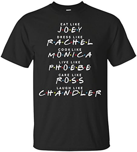 Friends Shirt Eat Like Joey, Dress Like Rachel T-Shirt