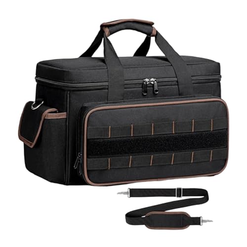 Sac à outils avec bandoulière et organiseur pour plombier et jardinier