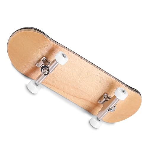 1Pc Finger Skateboards, Mini Skateboard Fingerboards Finger Toys for Creative Fingertips Movement (White)