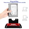 USB 3.0 Hard Drive Docking Station, TCC-S868-US USB 3.0 to 2.5 3.5 Inch SATA IDE Dual Slots Reader External Enclosure, for 2.5 3.5 IDE SATA I/II/III HDD SSD
