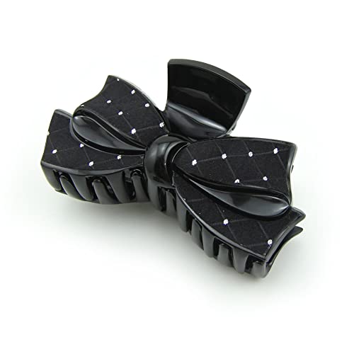 Meilliwish Noble All-Black Glossy Claw Clip (Single)