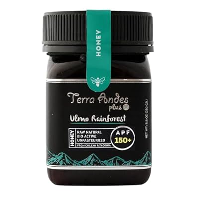 Ulmo Rainforest Raw Honey by TERRA ANDES PLUS | APF 150 Pure Honey, 8.8 oz