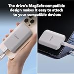 Lexar 1TB ES5 Magnetic External SSD, Up to 2000MB/s, Compatible w/MagSafe, USB-C Smartphones, iPhone 15/16 or Above, PC, Mac, Supports Apple ProRes & Samsung Pro Video, Silver (LES5XXX001T-RNWNU) - Image 3