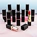 Allwon 10Pcs Black Empty Lipstick Tubes DIY Lip Balm Container (Square Tube)