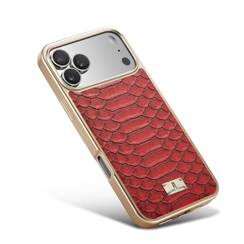 Étui compatible avec iPhone 17 Pro Max rigide rouge