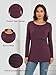 Liu & Qu Breastfeeding Shirts 4 Pack Long Sleeve Women Causal Nursing Tops Double Layer Pumping Shirt