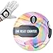 Colored Golf Score Counter, 1 Touch Reset Golf Range Finder with Slopes, Compact Strokes Counter for Women Keeper up to 12 Shot, Easy Scoring on The Green