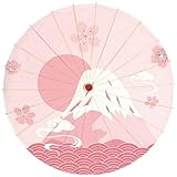 和傘 紙傘 番傘 踊り傘 和風 日傘 コスプレ 防水 手作り 子供 コスチューム小物 和服 長傘 飾り用 花柄 インテリア 84cm ピンク