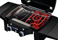 Enders® eURBAN 2, Tischgrill, emaillierter Gussrost, abnehmbare Seitenablage, Enders® Elektrogrill, Tragbarer Kompaktbarer Elektrogrill, Balkongrill, #9718 – Ansicht 4