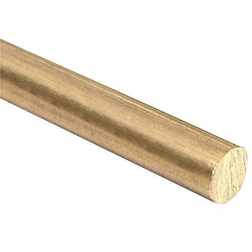 Barre en cuivre laiton rond H59 massif disponible en longueurs de 200 mm