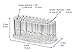 byAlegory Acrylic Makeup Beauty Brush Organizer | 26 Space Cosmetic Storage (CLEAR)