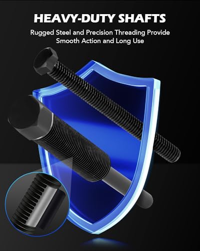 Orion Motor Tech Power Steering Pump Pulley Puller Installer Tool Set, Pump Pulley Remover Installer Tools Compatible with Ford, GM, and Chrysler