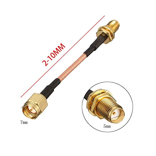 Cable de extensión SMA Macho a Hembra RG316 de 5M para componentes electrónicos 6