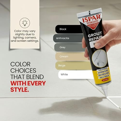 Tile Grout Repair Kit – Beige Grout Filler 8.8 oz, Ready-to-Use Caulk for Bathroom, Shower & Floor Tile Joints – Quick-Dry Grout Sealer with Spatula - Image 4