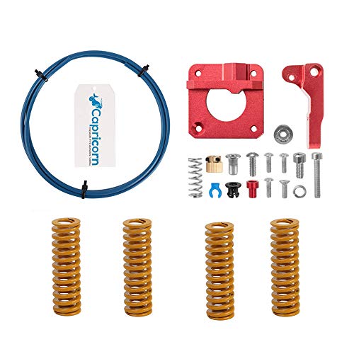 Creality Upgrade 3D Printer kit with Capricorn Premium XS Bowden Tubing, Metal Feeder Extruder Frame and Die Spring for Ender 3,Ender 3 Pro,Ender 5,CR-10/CCR-10S,S4,S5