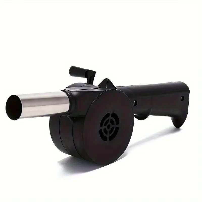 LUKADAH Portable Hand-Operated Blower For BBQ, Camping, And Fire Making - Efficient And Easy-to-Use Stove Accessory
