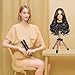 ZQIAN BEAUTY 25 Inch Wig Stand Tripod, Adjustable Mannequin Head Stand, Wig Head Stand for Training Heads And Canvas Block Head (Latte, Mannequin Head Not Included)