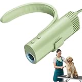 Athem Hundefön Ultraleiser 40dB, Freihändig um den Hals hängend, 200 Millionen Negative Ionen, 150m/s Schnelltrocknend, Blower Hund 8 Einstellbare Einstellungen für Geschwindigkeit & Temperatur