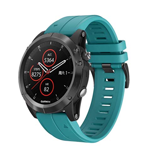 Comtax for Garmin Fenix5 Plus �����p�x���g �\�t�g�V���R�����o���h �X�|�[�c �X�g���b�v Garmin Fenix5 Plus/Fenix5/Forerunner935/Approach S60 ���p (�O���[�� 1)