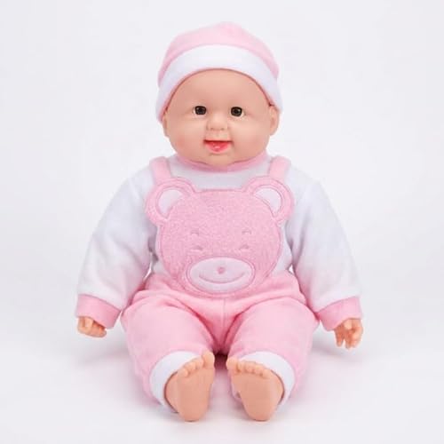 Rosie Soft Baby Doll, Nurturing Role Play Gift Toy for Girls +3 Pink