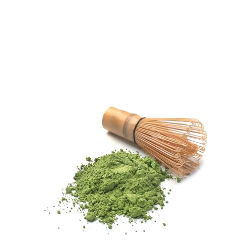Premium Quality Matcha Chasen – 100 Prong Authentic Bamboo Whisk – Traditional Japanese Tool for Matcha Tea – Easy to Use and Clean – Perfect Frothy Green Tea Cup