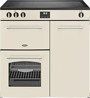 Belling Farmhouse 90Ei 90cm Electric Range Cooker with Induction Hob - Cream - A/A Rated