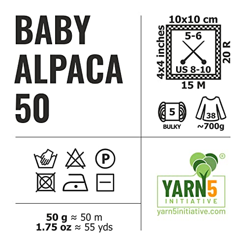 Babywolle Hansa-Farm 100% Baby Alpakawolle in 50 Farben