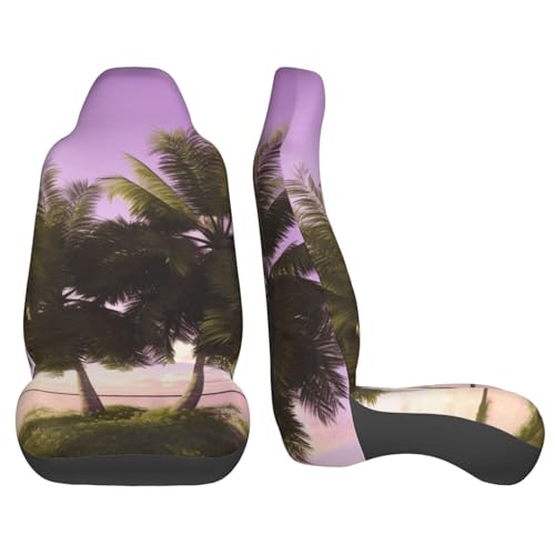 Housse de siège avant de voiture de luxe Tropical Tree au design raffiné et durable - 4