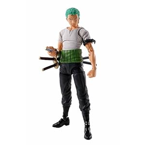 TAMASHII NATIONS S.H.フィギュアーツ ONE PIECE ロロノア・ゾロ -冒険の夜明け- 約150mm PVC&amp;ABS製 塗装済..." 
