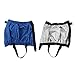 Gator for Hiking Boots, Lightweight Adjustable Leg Gaiters Polyester Fiber Ankle Gaiters Snow Boot Guard for Hiking Walking Climbing (Blue)
