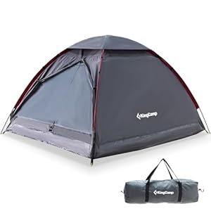 KingCamp MONDOME II Camping Tent for 2 People, Ultralight Waterproof Dome Tent, Compact and Backpack-Friendly, Ideal Tent for Camping, Trekking and Outdoors