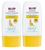Hipp Babysanft Sonnen Gesichtscreme LSF 30, 2er Pack (2 x 30ml)