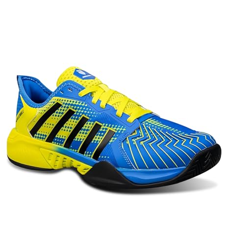 K-Swiss Men's Pickleball Supreme Shoe, Brilliant Blue/Optic Yellow/Black, 8 M by K-Swiss - Used condition - US$71.80