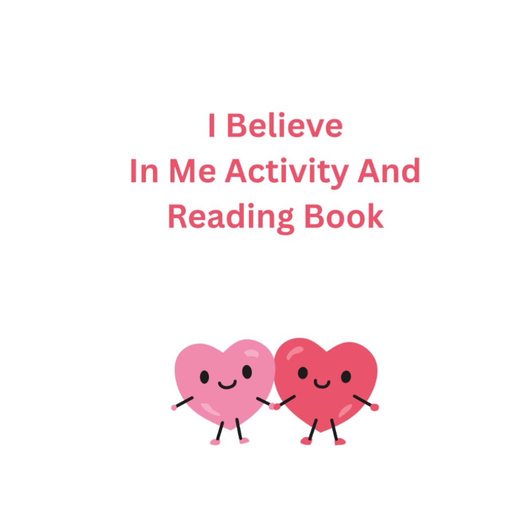 I Believe In Me Activity And reading Book