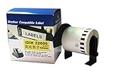 IDIK Kompatibel DK-22606 Gelb Film Label 62mm * 15,24 M Kontinuierliche Kompatibel Für Brother Drucker Kommen Mit Kunststoff halter