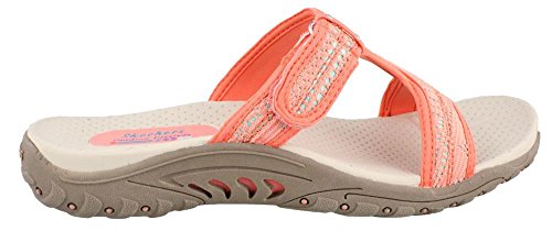 Skechers Women's Reggae Ethnic T Dress Sandal,Coral,7 M US