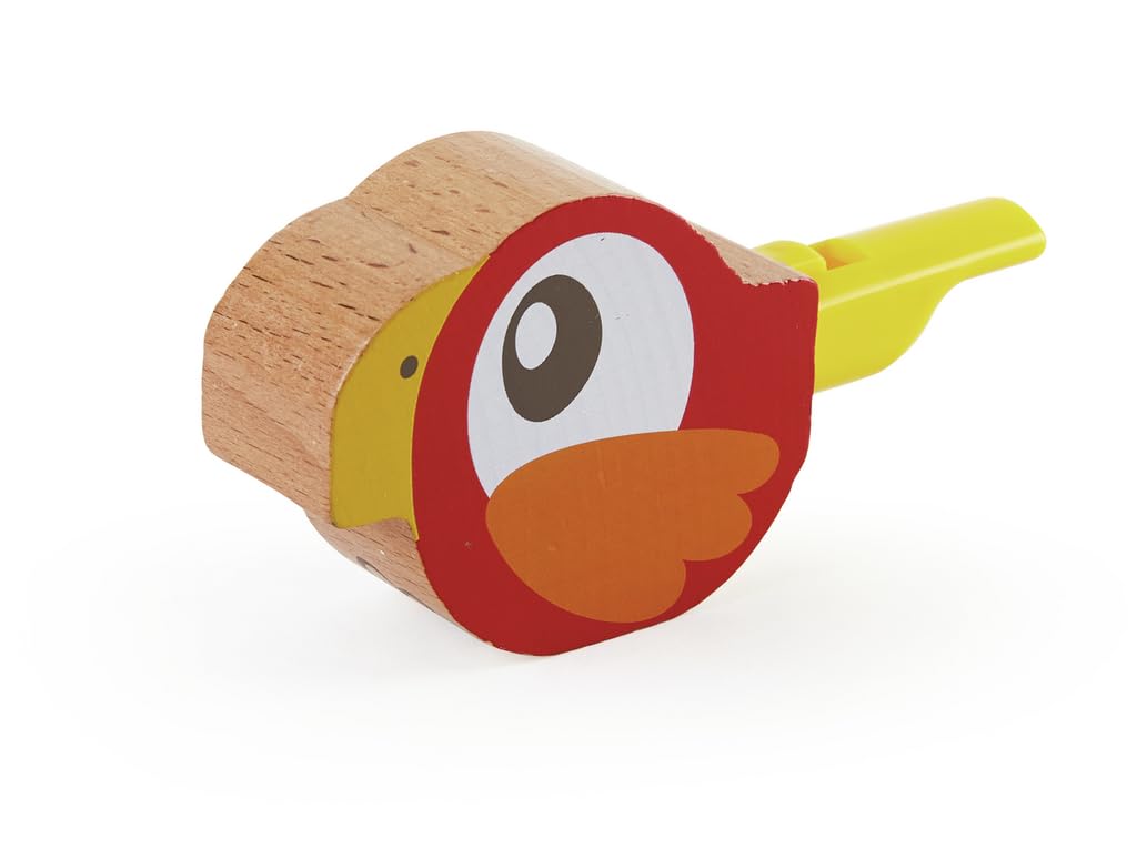 Hape Bird Whistle For Kids, Wooden Noisemaker for Kids Party, Ages 18M+