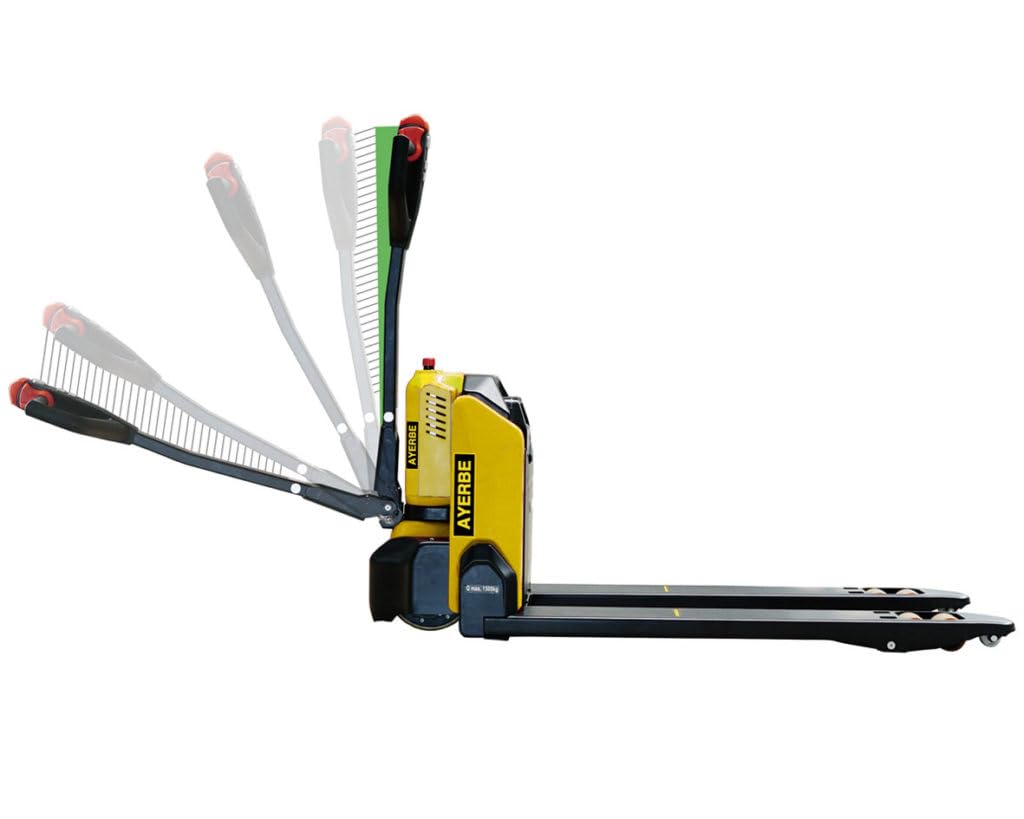 Transpaleta Eléctrica de Pesaje ELEQTRA 1500 kg con Batería de Litio 24V Palas 1150 x 562 mm Uso Profesional