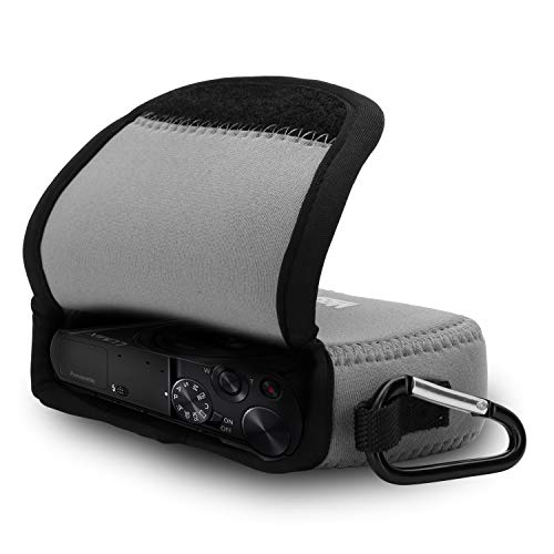 Funda para cámara MegaGear neopreno gris para Lumix LX10 miniatura 3