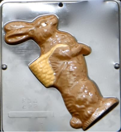 8 1/2" Bunny Facing Right Chocolate Candy Mold Easter 807